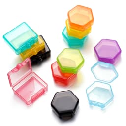 Mini Plastic Storage Box Square Multicolor Organizer for Necklace Earrings Rings DIY Jewelry Packaging Boxes Storager Container