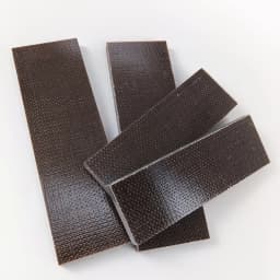2pcs Space Board Flax Micarta Template Board Sheet Damascus Canvas Texture for DIY Knife Handle Craft Supplies