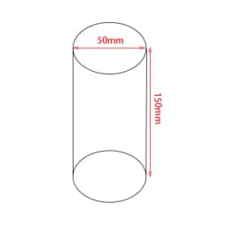 Black Solid Cylinder Acrylic Perspex Display Block Stand Ring Earring Necklace Holder Organizer Jewelry Counter Add Height Riser