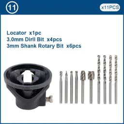 CMCP Rotary Tool Accessories for Power Drill Sanding Grinding Polishing Dremel Accessories Wood Metal Engraving Abrasive Tool