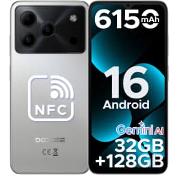 DOOGEE Note56 Pro Smartphone Android 16 32GB+128GB 6150mAh Battery 6.56'' 90Hz Screen Gemini AI NFC Widevine L1 Cell Phone