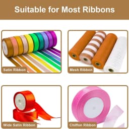 Wooden Ribbon Organizer Storage Display Stand Portable Tabletop Organizer Ribbon Spool Holder Rack for Home Cake Wrapping Gift