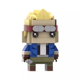 Bricklink MOC Game Fantasyed Action Figures Zack Fair Tifa Aerith Cloud Mog Bricks Sets Building Blocks Kid Toys Christmas Gift