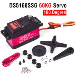 RC Steering Servo High Torque Servo Waterproof 60Kg 80Kg 150Kg 1/5 1/6 Servo HV Metal Digital for HPI Baja 5B SS RC Car