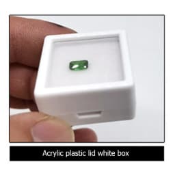 Wholesale Gemstone Storage Display Box Loose Diamond Jewelry Organizer Case Pendant Holder Acrylic Glass Top Gem Jars 100Pcs/Lot
