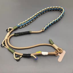 Outdoor Multi-purpose Adjustable Replacement Bag Strap Hand-braided Paracord Camera Phone Crossbody Lanyard Decorative Chain