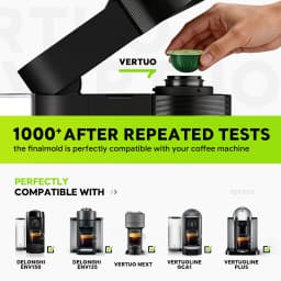Reusable Vertuo Coffee Capsule – Aluminum Refillable Pod for Delonghi/Next/Pop