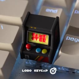 Retro Game Theme Mechanical Keyboard Keycap Resin Esc Key Layered Drip Glue Custom Gaming Accessory Collectible Gift