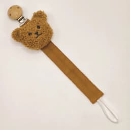 1/2pcs Baby Pacifier Chain Clips Holders Anti-drop Chain Cartoon Stuffed Bear Teething Clips Teether Toy Soother Pacifier Strap