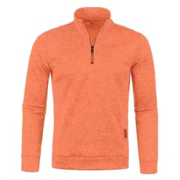Men's Knitted Sweatshirts Casual Thicker Half Zip Pullovers For Male Hoody Man Solid Color Turtleneck Sweater Coats BSD-ZW118
