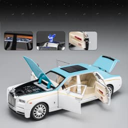 1:24 Rolls Royce Phantom Mansory Alloy Car Diecasts & Toy Vehicles Car Model Sound and light Pull back Car Toys For Kids Gifts
