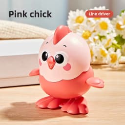 Cute Wind Up Chick Toy No Battery Needed Baby Crawling Educational Clockwork Safe Sensory Toy for Infant Toddler Kids Gift