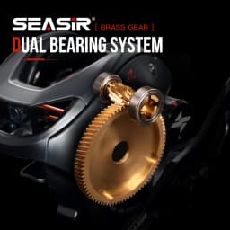 SEASIR Cast-X2 Baitcasting Reel 7.3:1 High Speed Gear Ratio Drag 8.5KG Aluminum Carbon Grip Metal Handle BFS Micro Fishing Reels