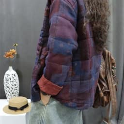 Women's Winter Top Coat Cotton Coat Slanted Collar Brand Retro Simple Comfortable Loose Casual Design Fashion Niche Versatile