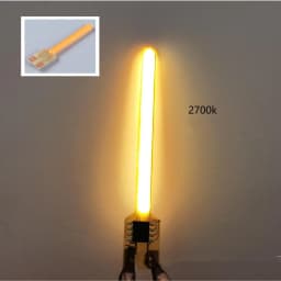 3V Cob 40mm 59mm 70mm Meteor Shower Flowing Water Lamp Led Filament Light Diodes Parts With Buckle No Need Welding 2pin/Battery
