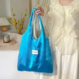 Simple Design Women's Vest Shoulder Bag Large Capacity Pearlescent Female Shopping Bags Commute College Girls Book Tote Handbags