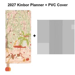 2027 Kinbor Weekly Planner Journal Notebook Daily Monthly Yearly Weeks Plan 52g Bachuan Paper Record Agenda for Back To School
