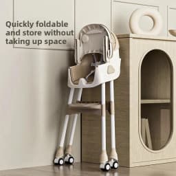 Babyfond Children's Dining Chair Multifunctional Variable Rocking Horse Baby Seat Foldable Recumbable Infant Dining Table