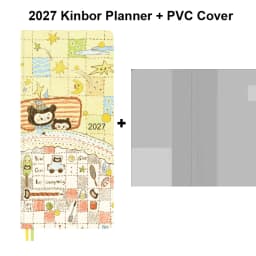 2027 Kinbor Weekly Planner Journal Notebook Daily Monthly Yearly Weeks Plan 52g Bachuan Paper Record Agenda for Back To School