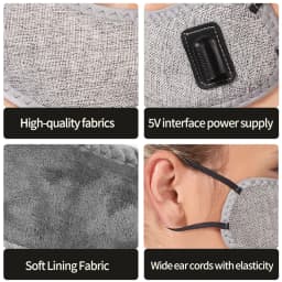 Electric Heated Nasal Massager Nasal Mask Fast Heating Stuffy Nose Allergic Rhinitis Relief Runny Nose Care Home Travel Use