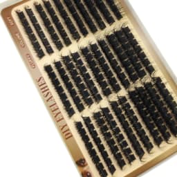 30rows Lash Clusters DIY Spiky Cluster Lashes Mixed Styles Fluffy Volume Clusters Lashes Fluffy Individual Eyelashes Extension