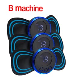 Neck Massager EMS Muscle Stimulator Electric Cervical Massage Patch Low Frequency Pulse Massage Pads Pain Relief Relaxation Tool