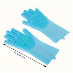 Gloves for Dogs And Cats Silicone Bathing Shampoo Scrubber Dishwashing Cleaning Glove Hair Removal Multi-Functional Pet Care