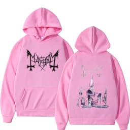 Mayhem De Mysteriis Dom Sathanas Graphic Pullover Men Women Fashion Death Black Metal Rock Band Hoodie Male Classic Sweatshirt