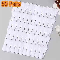 Men's Thin Boat Socks Summer Blending Plain Color Mens Casual Breathable Sweat Absorbing Calibration 1-50 Pairs