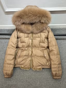 Lagabogy 2025 Winter Women White Duck Down Jacket Real Fox Mink Fur Collar Female Short Warm Puffer Coat Vintage Hooded Parkas