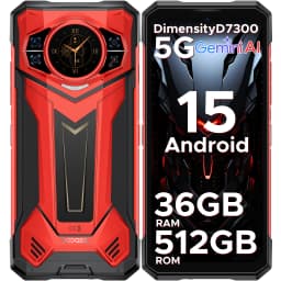 DOOGEE S200 Plus Rugged Phone 36GB RAM + 512GB ROM Dimensity 7300 11000mAh 66W 6.72” 120Hz Dimensity 7300 100MP NFC Smartphone