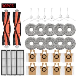 For XIAOMI Mijia Omni 1S B101CN B116 Robot Vacuums Spare Parts Dreame S10 S10+ Main Side Brush Rags Hepa Filter Dust Bags