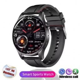 2026 New Smart Watch Men AMOLED HD Screen GPS Motion Trajectory Heart Rate Bluetooth Call SmartWatch Waterproof Android iOS Ht30