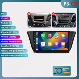 2Din CarPlay Android 13 Car Radio For Iveco Daily 2013-2021 car audio Car Multimedia Player GPS Navigation Autoradio 4G-LET SWC
