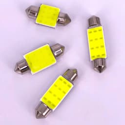 Discount 100Pcs C10W C5W LED COB Festoon 31mm 36mm 39mm 41/42mm 12/24V Bulbs For Cars License Plate Interior Reading Light 12SMD