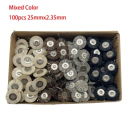 19/22/25mm Polishing Brushes Soft Hard Abrasive Buffing Grinding Wheel 2.35mm Shank Dremel Accessories for Jewelry Rotary Tools