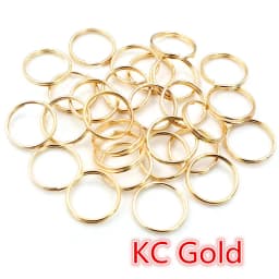 50-200pcs 5 6 8 10 12 mm Open Jump Rings Double Loops Gold Silver Color Split Rings Connectors For Jewelry Making Supplies DIY