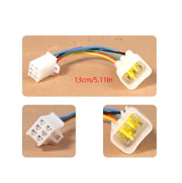 Hall Extension Wiring Electric Bicycle Tool 5 Pin Male Female Waterproof Hall Conversion Plug-in Motor Hall Adapter Ebike Tools