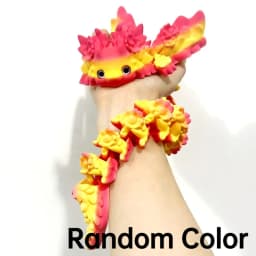 3D Print Toy Salamander Dragon Desktop Ornament 3D Print Animals Home Office Crafts Print Character Christmas Gift Action Figure