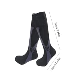 Electric Heated Socks Battery Heated Socks Breathable Rechargeable Skiing Sock Outdoor Sport Socks for Fishing Cycling Hunting