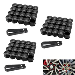 20/60pcs 17/19/21mm Wheel Nut Bolt Head Cover Cap Protective Bolt Caps Exterior Decoration Protecting Bolt Rims Screws Plugs
