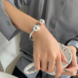 New 925 Sterling Silver Metallic Belt Vintage Punk Bracelet Bangle For Woman Girl Fashion Jewelry Gift Dropship Wholesale