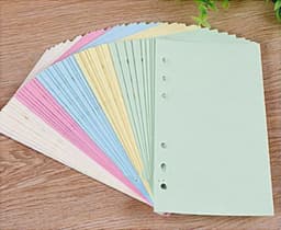 A6/A5 Pink Blue Purple Binder Notebook Cover & Photo Sticker Collect Book Diary Agenda Planner Paper School Stationery