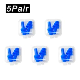 Soft Silicone Earplugs Waterproof Swimming Ear Plugs Reusable Noise Reduction Sleeping Ear Plugs Hearing Protector With Box