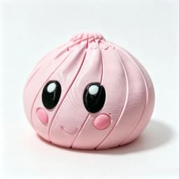 1/6pc 3D Printing Dumpling Sensory Decompression Toy Deformable Twist Creative Stress-Relief Gadget Desk Ornament