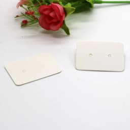 100pcs 50pcs Earring Cards Packaging 2.5x3.5cm Ear Studs Display Card Cardboard Blank Kraft Paper Price Tag for DIY Jewelry