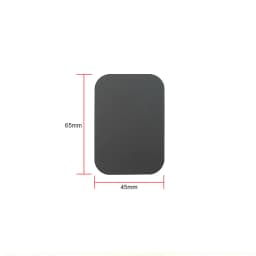 1/3/5pc Thin Metal Plate For Magnetic Car Phone Holder Iron Sheet Sticker Disk For Magnet Phone Stand Mount Round Retangle Black