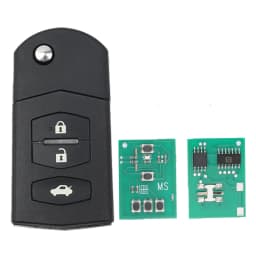 Leo For Mazda 2 3 5 6 8 CX-7 CX-9 MX-5 BGBX1T478SKE125-01 SKE126-01 CC43-67-5RYC Fob Flip Remote Car Key 315/433Mhz 4D63 Chip