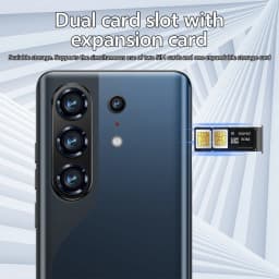 K-Touch C27 Ultra Mobile Phones Android 15 Cell Phone 7.3 Inch Screen 5G Dual SIM Smartphone 8000mAh Face Unlock 16+48MP Camera Global Version Cellphones