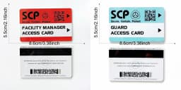 High Quantity Text Clear Letters Printed PVC SCP Hard Card Patches,top Hardboard,hardcard 8.5*5.5CM WF23461